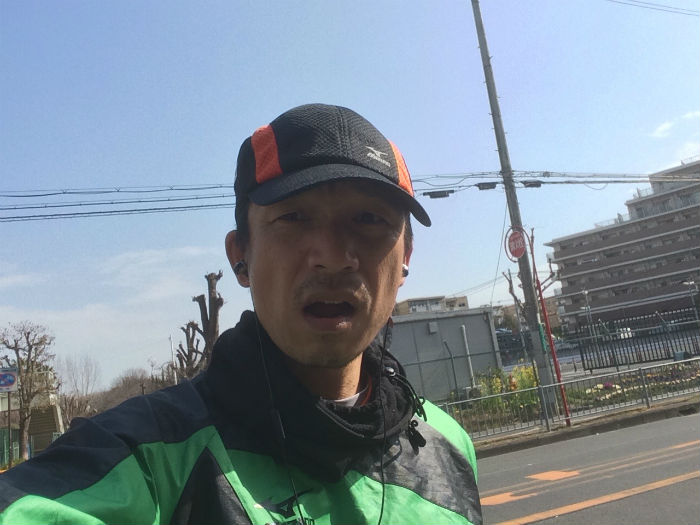 うえせい走った後の顔