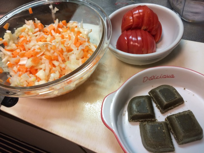 キーマカレータコライスの材料