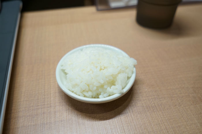 まぜまぜ付属のごはん