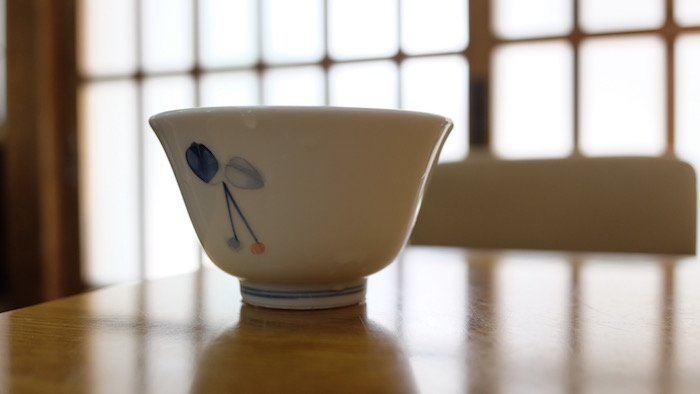 山一そば店 お茶