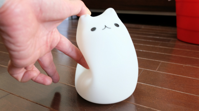 猫ライトは柔らかい