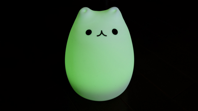 猫型LED黄緑