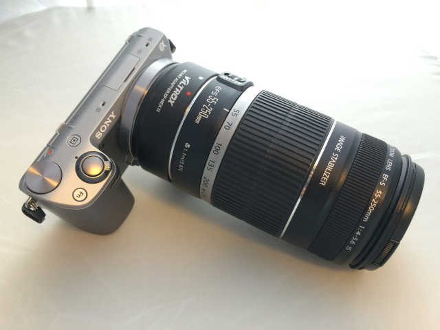 NEX-5R 望遠ズーム
