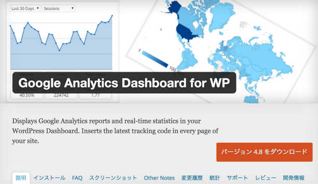 Google Analytics Dashboard for WP