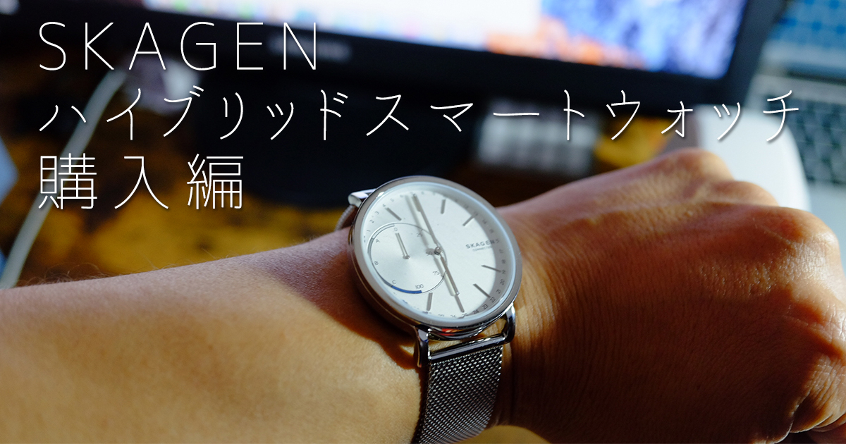 skagen-hagen　ハイブリッドスマートウォッチ